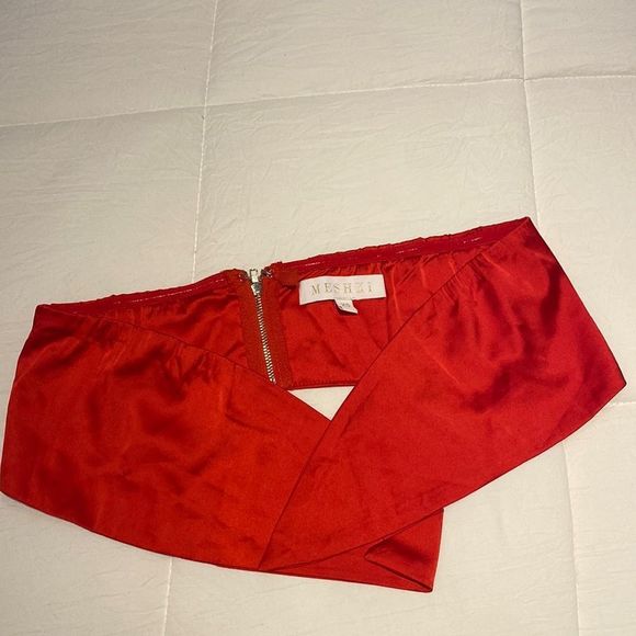 MESHKI Tie Tube Top - Picture 2 of 6